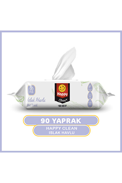 Happy Clean Islak Havlu 90 Lı
