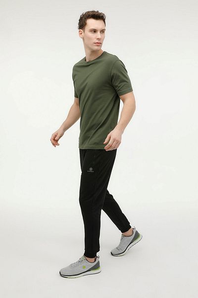 lumberjack A10139836908010 - M-ct107 Basic Jogger 3pr Ανδρικό μαύρο αθλητικό παντελόνι