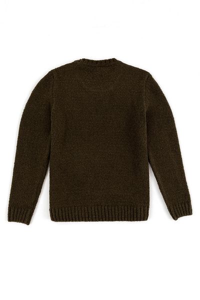U.S. Polo Assn. Boy's Khaki Crew Neck Knitwear Sweater
