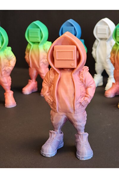 Droid Man 3D RainBow Figür
