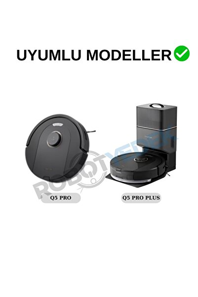 robotyedek Q5 Pro Plus - Συμβατό ανταλλακτικό φίλτρο Hepa και σφουγγαρίστρα - 6 τεμάχια