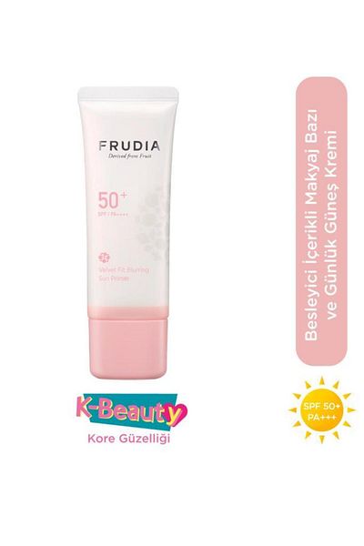 FRUDIA VELVET FIT Sunscreen Base - 40G 50 spf Contains Hyaluronic Acid PR
