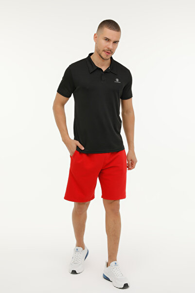 lumberjack M-CT461 SHERMAN T-SH 4FX Μαύρο ανδρικό κοντομάνικο μπλουζάκι