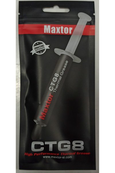 Maxtor 5 Adet Ctg8d Yüksek Kaliteli Maxtor Termal Macun Soğutucu 4gr 12.8 W/mk Üretim Tarihi : 02.09.2023