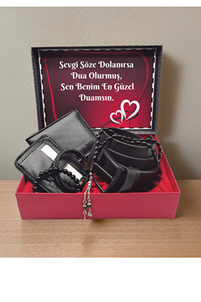 Sionar Men's Lover Gift, Bundle, Engagement Dowry Set Wallet Belt Card Holder...