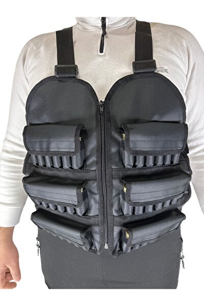 UYĞURCA Ayarlı Kolonlu Avcı Yeleği - 36 Fişek Kapasiteli