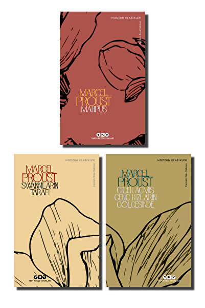 Yapı Kredi Yayınları Kayıp Zamanın İzinde Set (3 Kitap) Marcel Proust