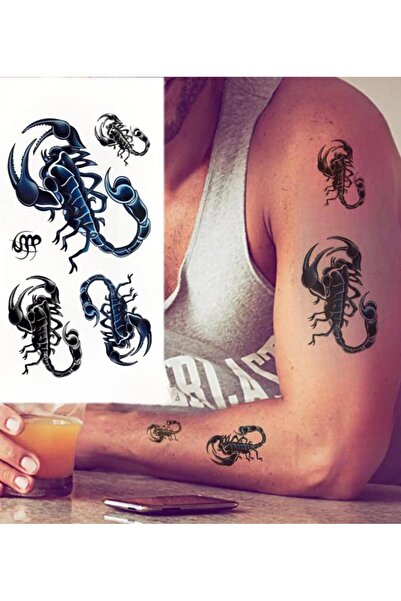 Mecit Tuhafiye AKREP ÇOKLU KOL BAÇAK -GEÇİCİ DÖVME