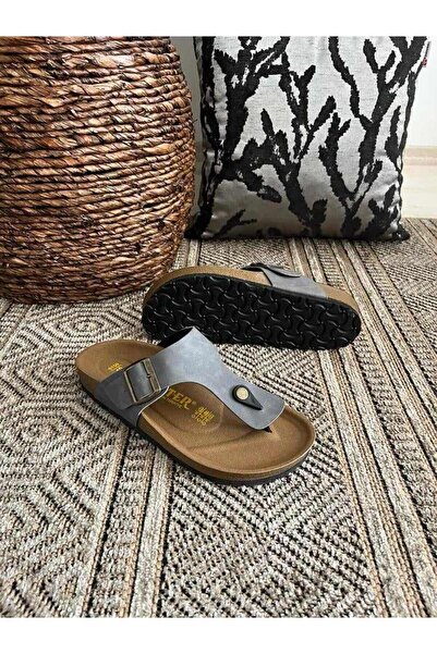 Behtah Kundura Unisex Orthopedic Cork Comfort Μοντέλο Σαγιονάρες Καθημερινές άνετες παντόφλες εσωτερικού χώρου για το σπίτι