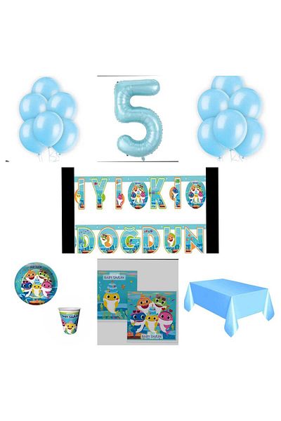 Mini Parti MINI PARTY STORE ΣΕΤ ΠΑΡΤΥ BABY SHARK