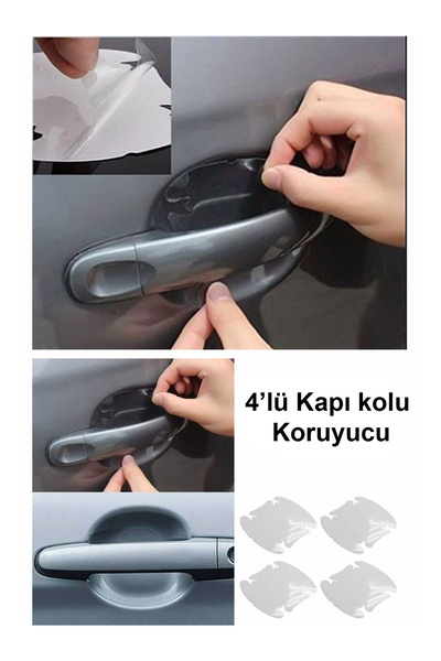 ThenTech Araç Kapı Kolu Koruyucu Boya Çizik Önleyici Araç Çizik Önleyici
