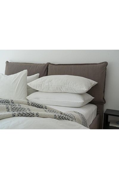 İz Concept Iz Basic 2 Pieces Economical Silicone Pillow Sleeping Pillow Nonwonen Interlining Fabric 600GR Medium Form 50x70 cm