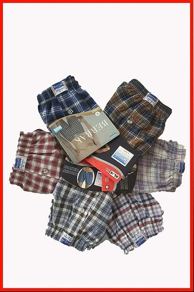 Berrak Ανδρικό Poplin Palzen Boxer 3 τεμαχίων