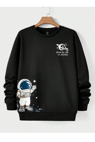 MAGORS STIL-X ΒΑΜΒΑΚΙ ΜΑΥΡΟ ΧΡΩΜΑ, NASA PRINT OVERSIZE ΦΟΥΤΕΡ
