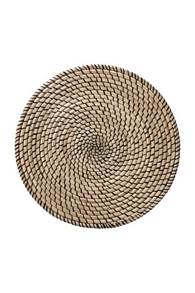IKEA Bamboo White Στρογγυλό Lattad - American Service, 1 400 x 1250