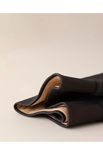 TİSTA Γυναικείο θερμικό βελούδινο καλσόν - Kalet με πούπουλα και γούνα στο εσωτερικό