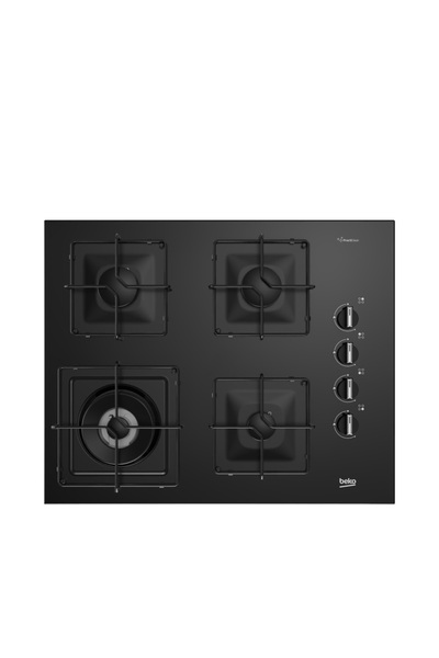 Beko Siyah Cam 9 Fonksiyonlu Buhar Destekli FitFry (AirFry Özellikli) WOK Gözlü 3'lü Ankastre Set