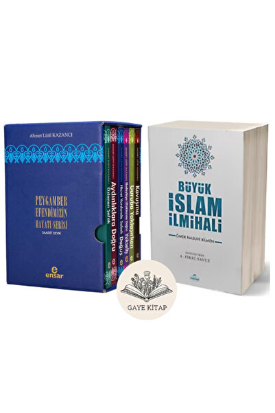 Ensar Neşriyat Peygamber Efendimizin Hayatı Set (6 Kitap) ve Büyük İslam İlmihali ( 2 Kitap Set )