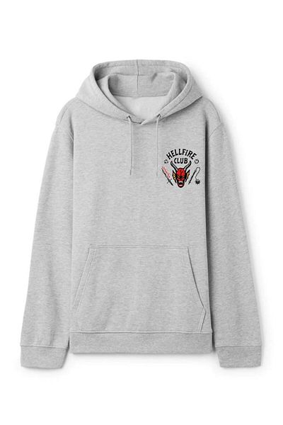 Khione Φούτερ με κουκούλα Unisex Hellfire Clup με στάμπα με κουκούλα
