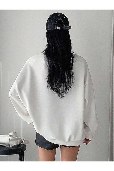 Khione Φούτερ με κουκούλα Unisex Insignia Printed Oversize
