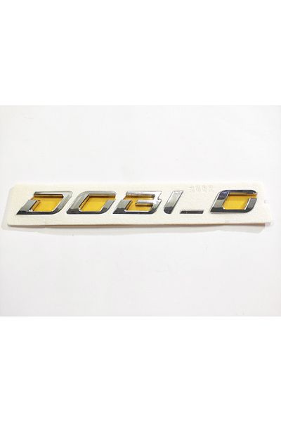 REPLAX Fiat Doblo Arma Luggage Lettering (2016-2018) Bonding 26cmx2.8cm 2882