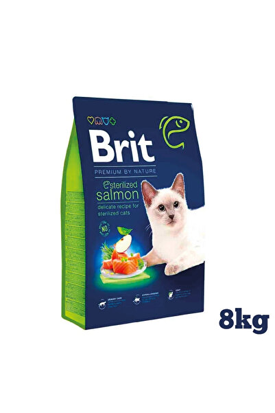 Brit Premium By Nature Somonlu Sterilized Kısırlaştırılmış Kedi Maması 8kg