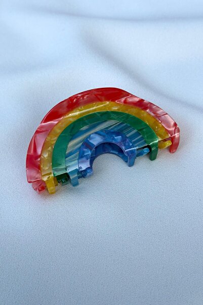 yucelique Rainbow Design Bone Latch Buckle