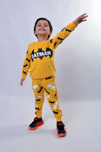 FOLLOWHER Erkek Çocuk Batman Baskılı Eşofman Takımı