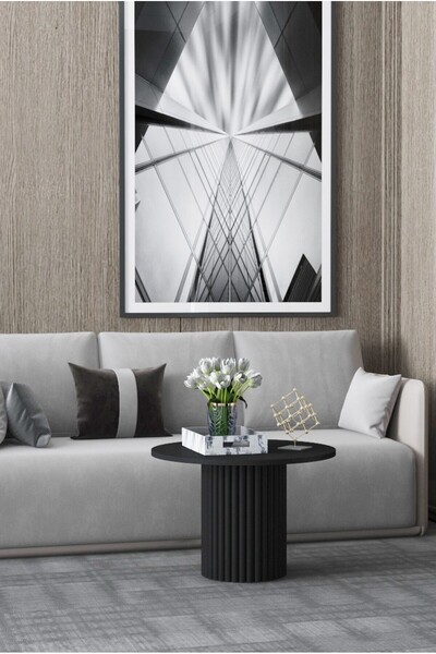 Seyvey Dizayn özel tasarım çıtalı orta sehpa 68 cm