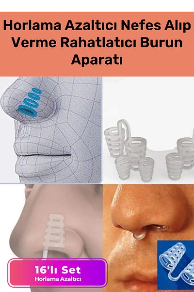 Carlburn Premium Snoring Reducing Breathing Relaxing Anti-Sleep Nose Hole Apparatus Set of 16