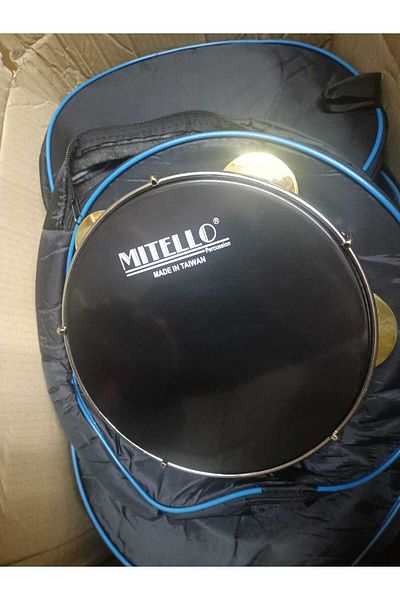 Mitello MİTELLO Fiber Pulley 22-Piece ARAB BRASS BELL TEF AND CARRIAGE BAG