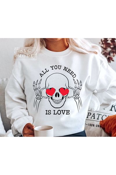 MAGORS STIL-X SKULL HEART PRINT OVERSIZE ΒΑΜΒΑΚΙ ΜΑΥΡΟ ΚΑΙ ΛΕΥΚΟ ΧΡΩΜΑ ΑΓΑΠΗΤΗ ΠΡΟΣΑΡΜΟΣΜΕΝΗ ΦΟΥΤΕΡ