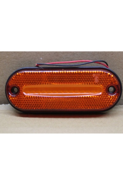 AHMET OTOMOTİV ORTADAN LEDLİ SARI-TURUNCU LED LAMBA 12V-24V