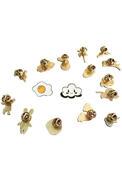 Bluoksweet 5 adet Elbise çocuk çanta broş badge pin öğrenci aksesuar dekorati...