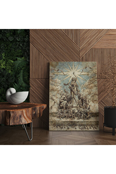 RUGSMODERN Kanvas Tablo Kraliçe Yükseliş