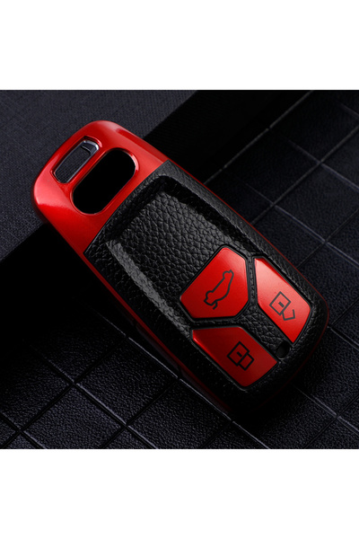 AYCANSTORE Husă Tpu Audi pentru telecomandă (roșu)