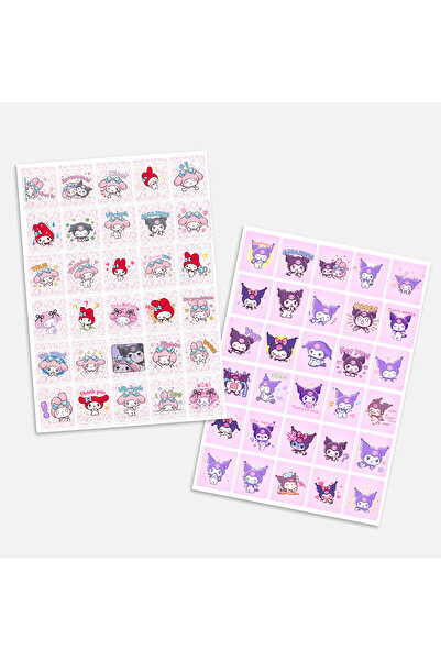 Güneş Kırtasiye مجموعة ملصقات سانريو ميلودي وكورومي كاواي