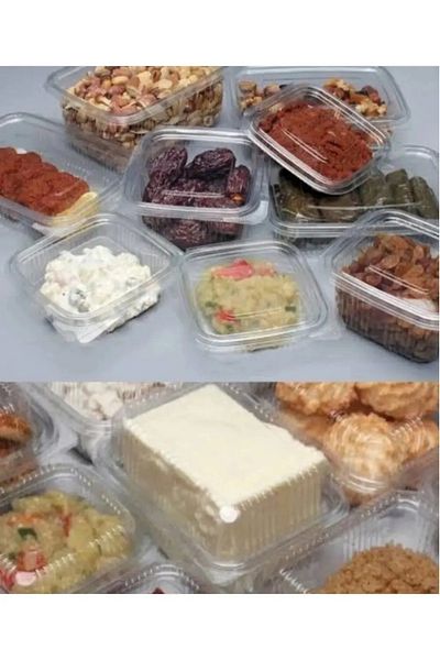 Ambalaj Evi Plastic Leak Proof Container 1250 gr 50 pcs