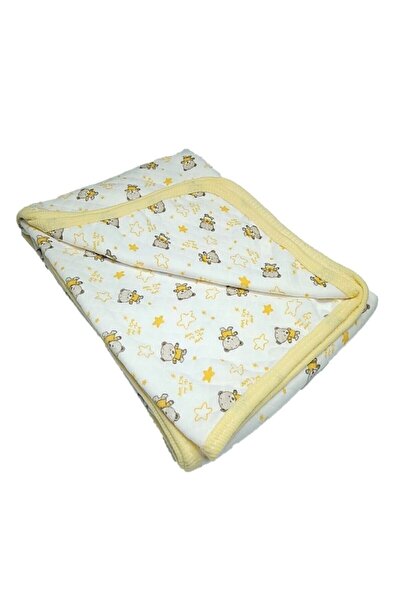 ore adella Baby Single Layer Headed Combed Cotton Blanket Swaddle 80x90 Cm