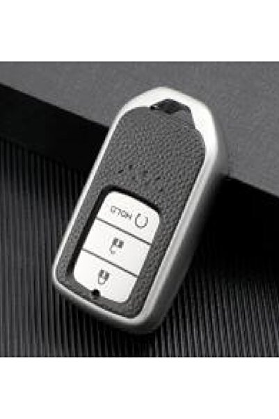 AYCANSTORE Husă Tpu Honda pentru telecomandă cu 3 butoane (argintiu)