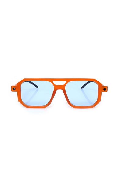 TomyHelf Orange Rectangular Women's Sunglasses