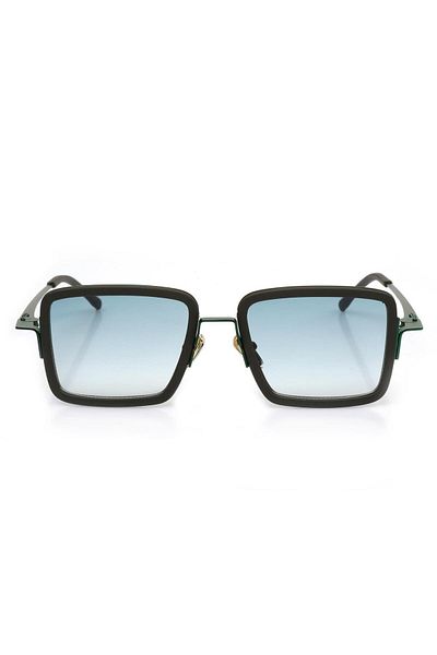 TomyHelf Unisex Sunglasses with Green Lens and Green Frame