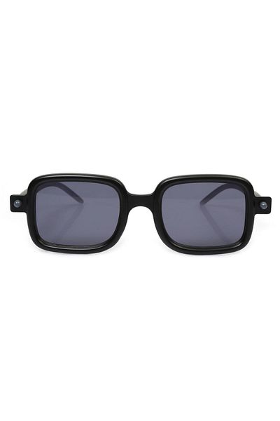 TomyHelf Black Rectangular Women's Sunglasses