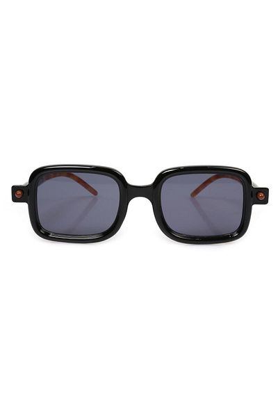 TomyHelf Black Rectangular Women's Sunglasses