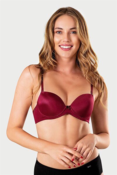 OBJE Burgundy Drop Push-up Bra