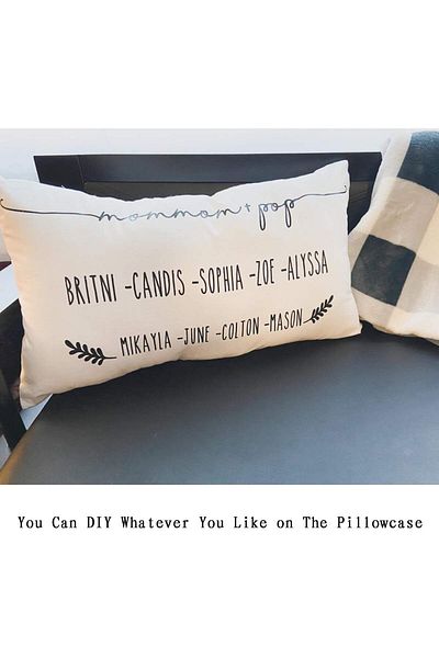 puffiber 4 Pieces Throw Pillow Rectangular Inner Pillow/Cropped Sponge Filled/Size Options