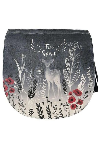 Dogo Geantă de umăr albastră din piele vegană pentru femei - Design Spirit gratuit