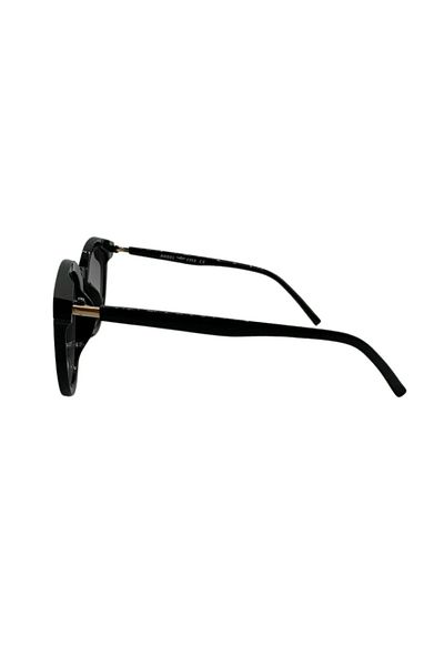 Angel Eyes Black Frame Black Glass Unisex Sunglasses