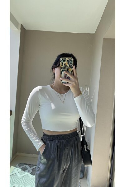 Zilolafashionhouse Sırt Dekolteli zincir detaylı bluz