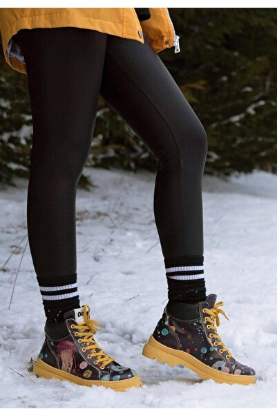 Dogo Γυναικείες Vegan Δερμάτινες Πολύχρωμες Μπότες - Jelly Stars Design